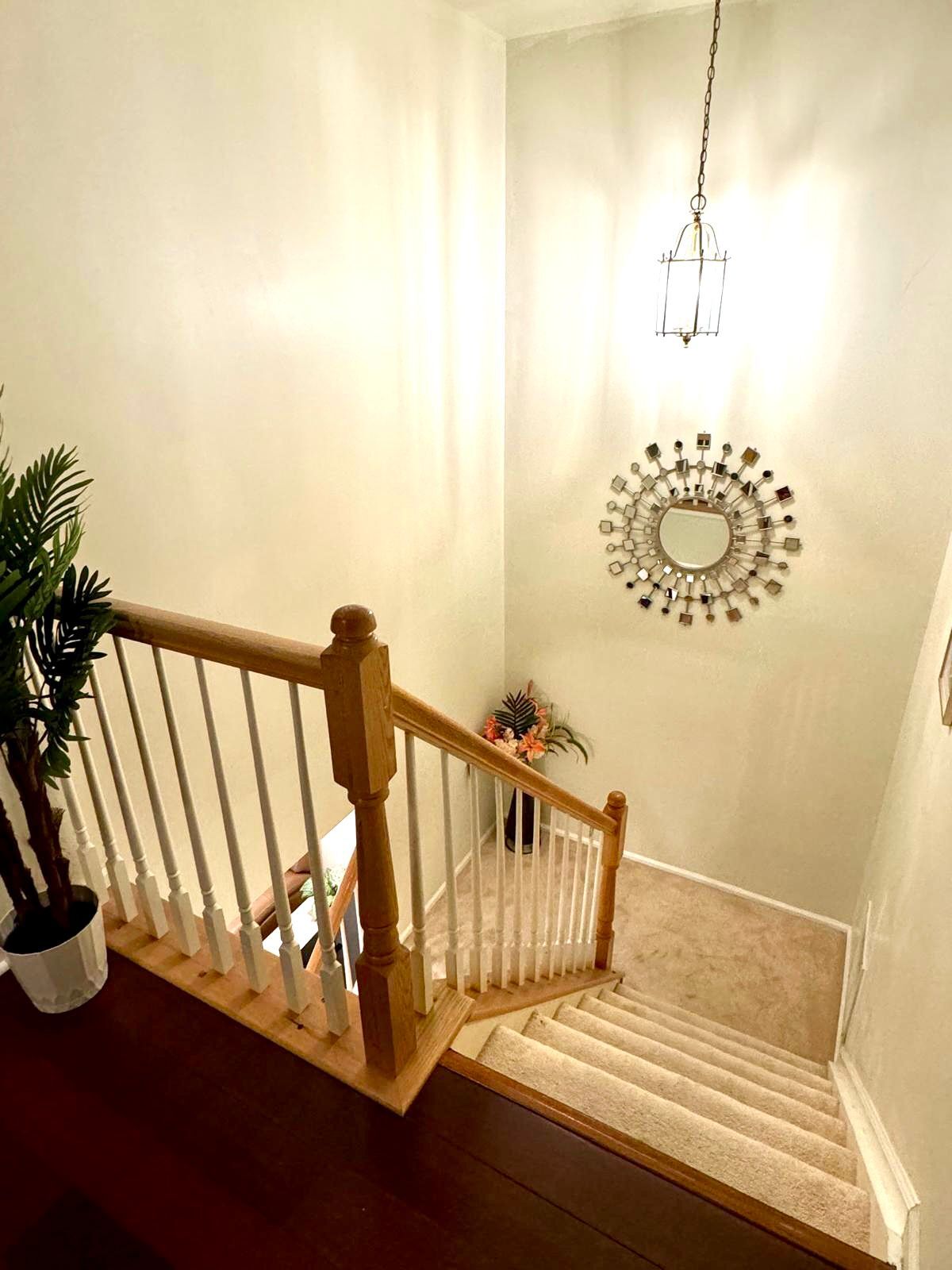 Stairs 2nd floor view - 1805 Pheasant Run
