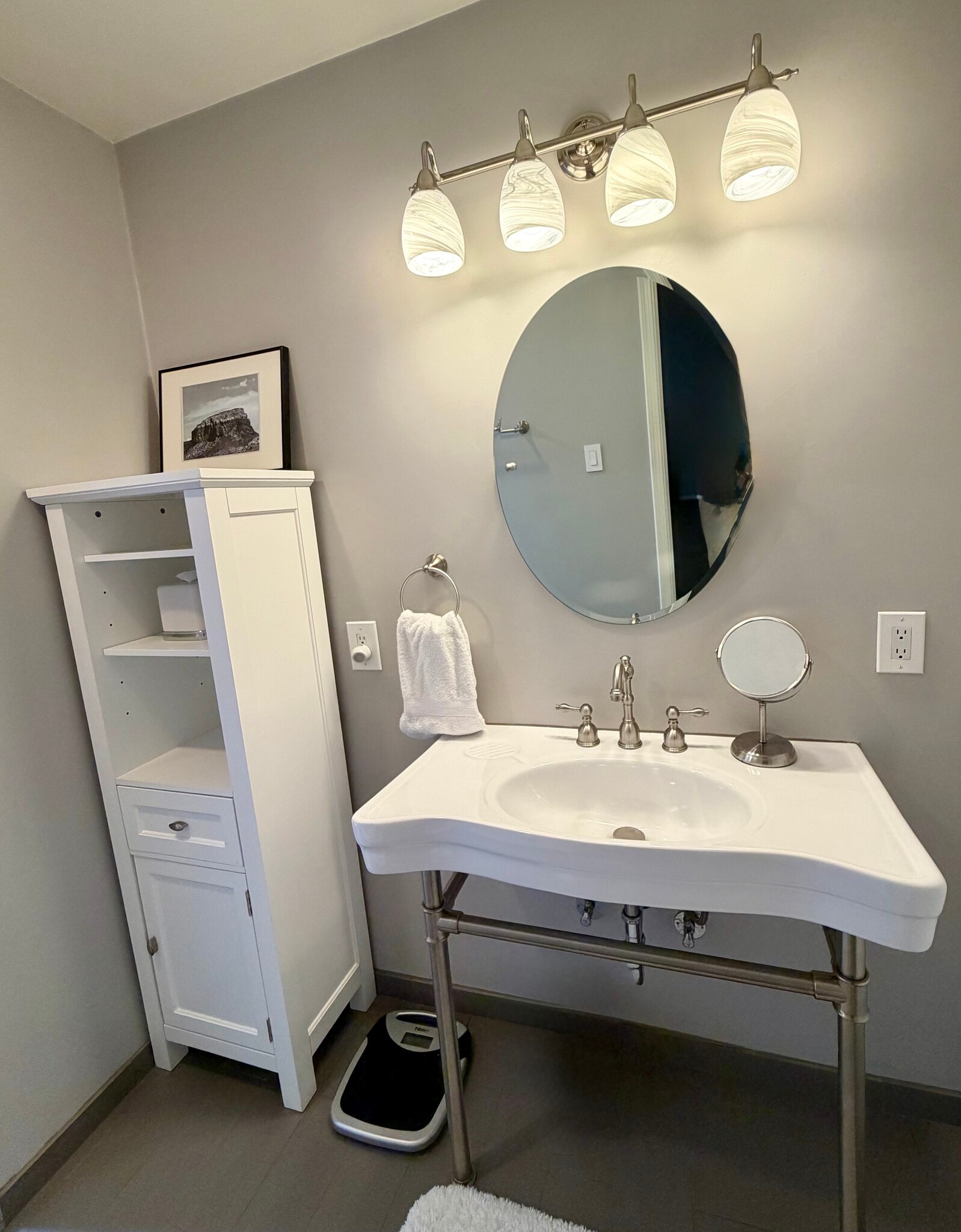 Guest Bath Vanity - 615 Bishops Lodge Rd