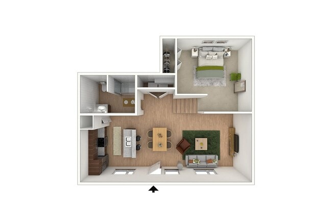 Supernova 1x1 774 Furnished - Northside Apartments