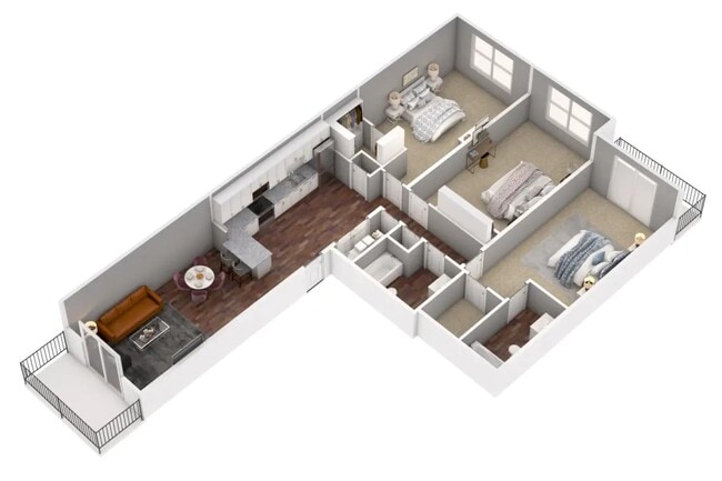 Floorplan - The Rise Apartments
