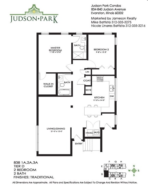 2BR/2BA - 834-40 Judson Ave.