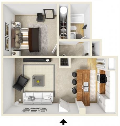 Floorplan - Sunrise Estates Apartments