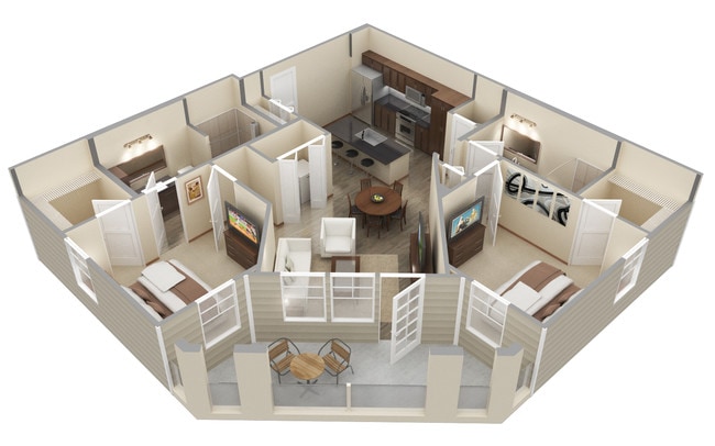 Floorplan - Messina Luxury Apartments
