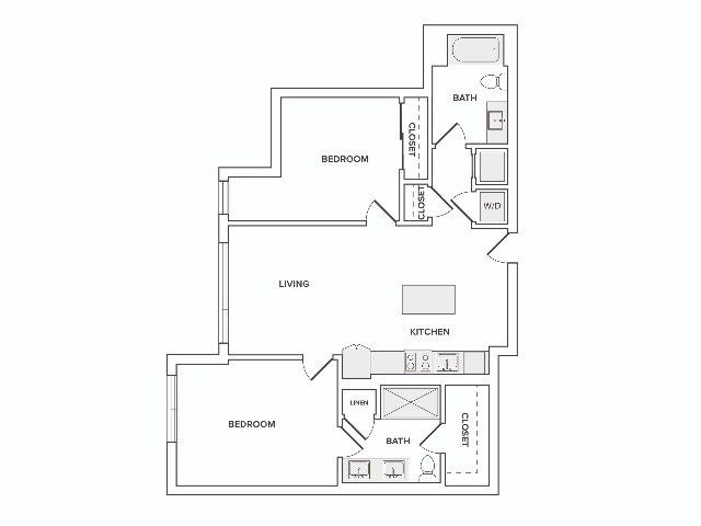 B01 952 sq. ft. - Modera Founders Row