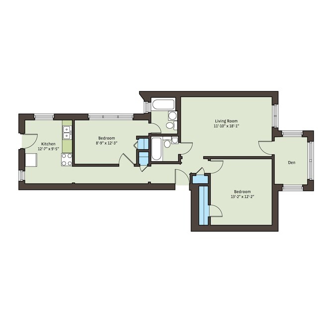 Floorplan - 5452 S. Ellis Avenue