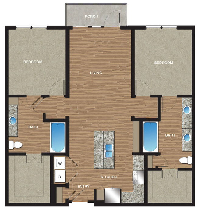 Floorplan - Crest at Las Colinas Station