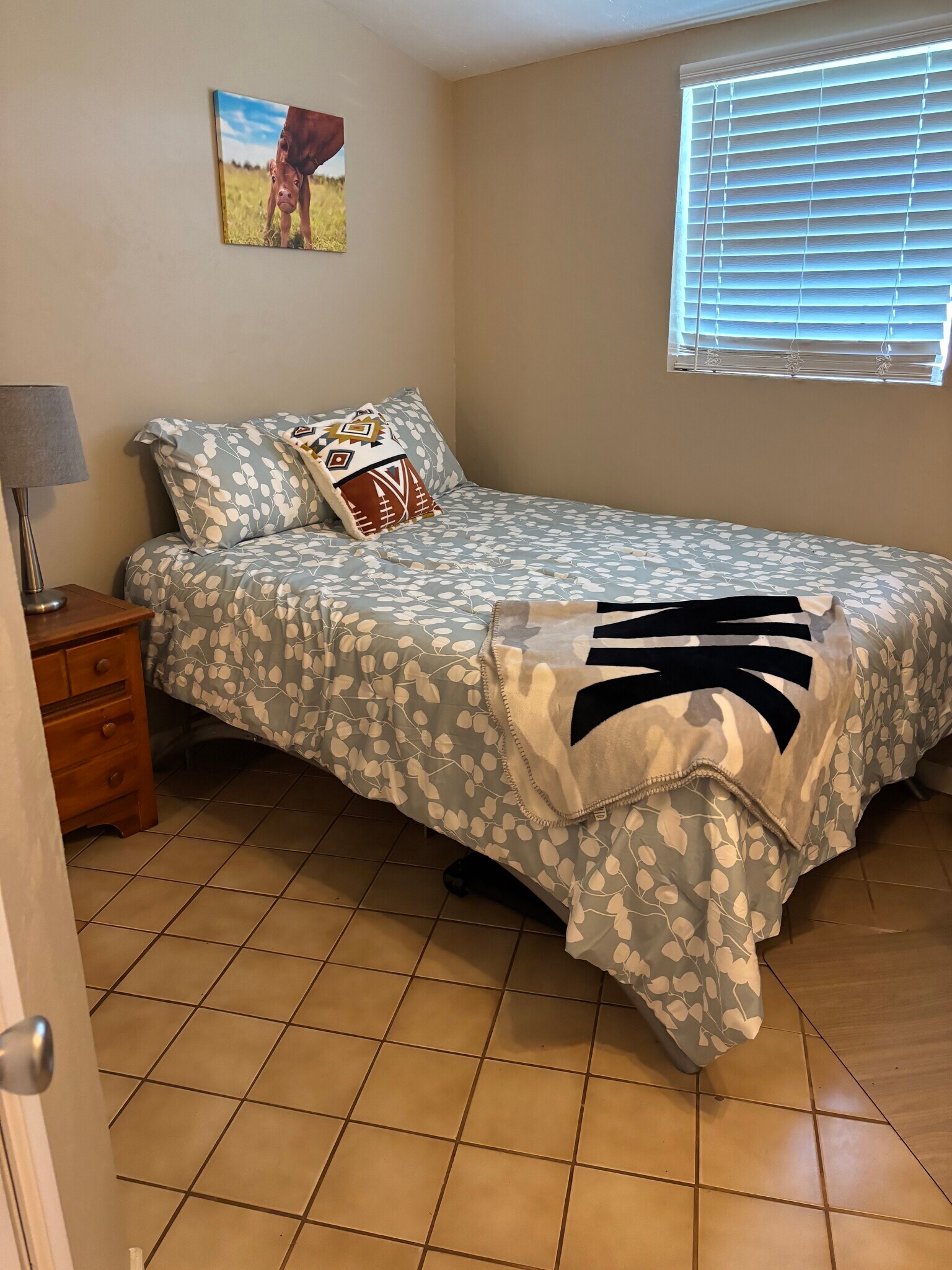 2nd bedroom - accommodates a Queen bed and night stand. - 5202 E McElroy Rd