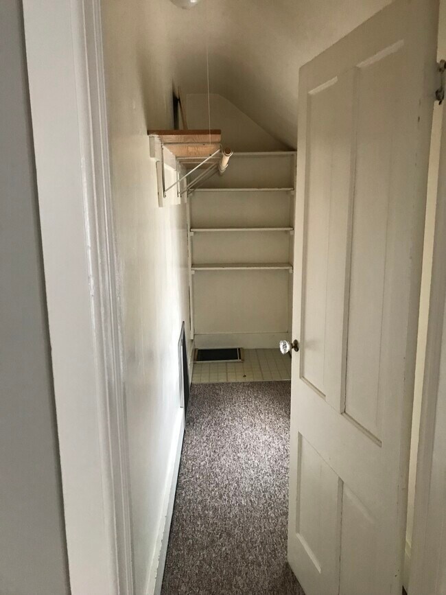 Walk-in closet off of living room - 2116A North 9th Street
