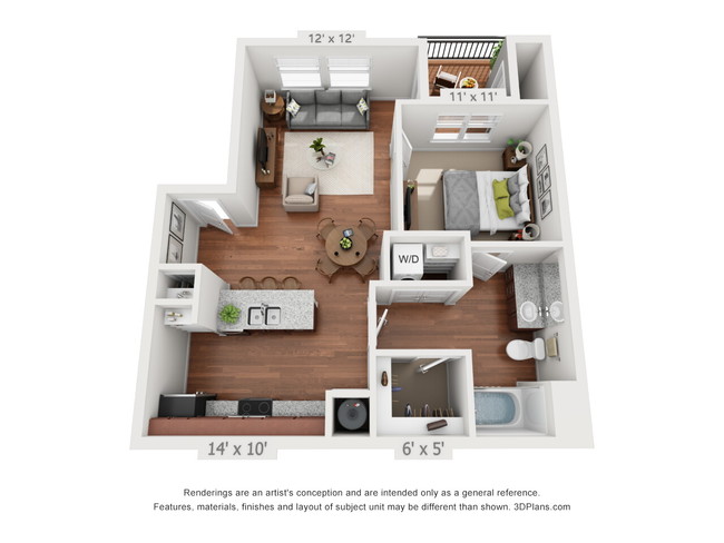 Floorplan - Ironhorse Apartments