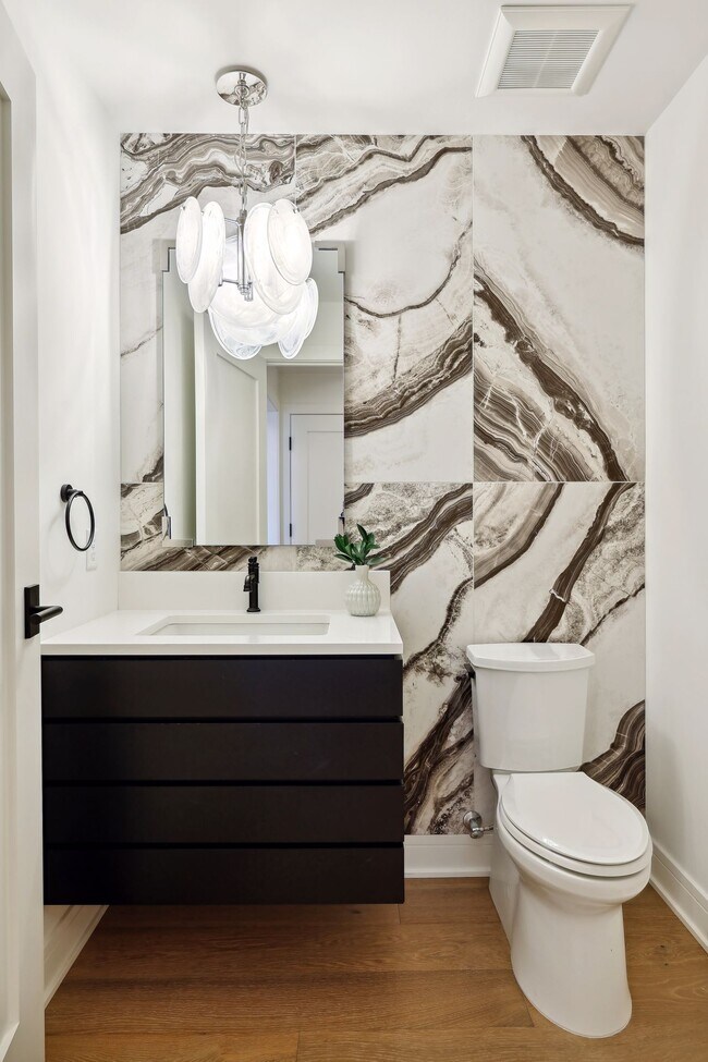 Powder bath with modern flair - 511 2nd St