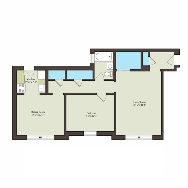 Floorplan - 1440 E. 52nd Street