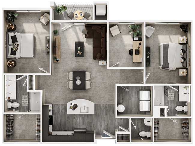 Floorplan - Altair Luxury Apartments
