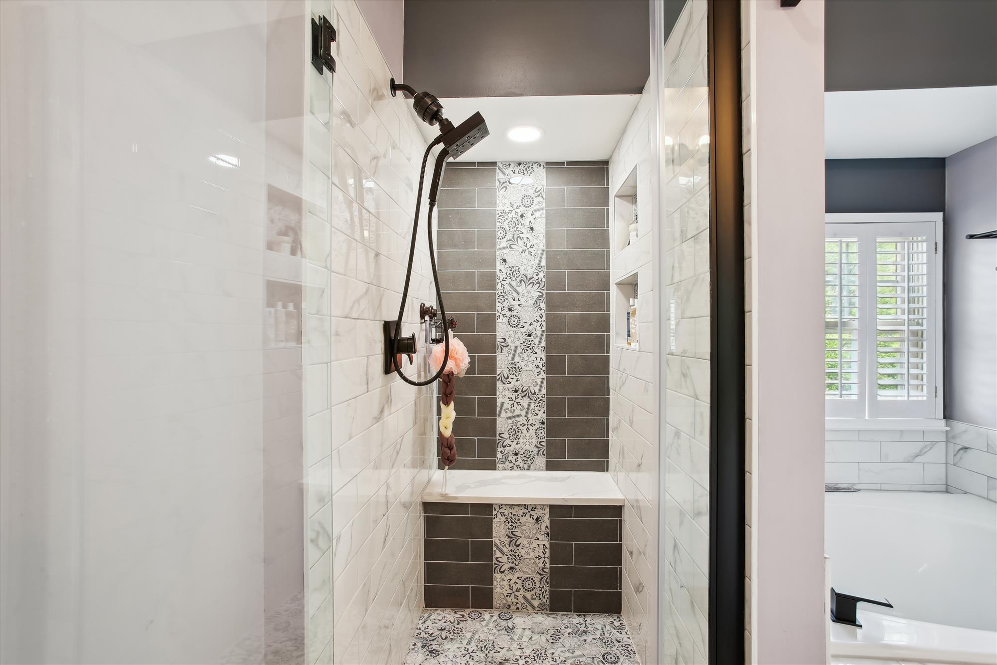 Shower in Master Bathroom - 5806 Appleford Dr