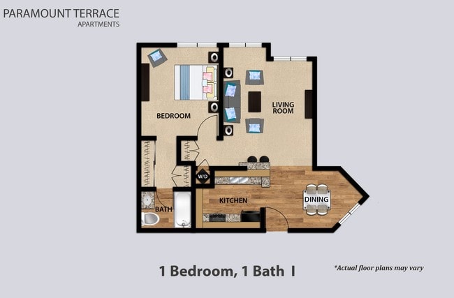 Floorplan - Paramount Terrace Apartments