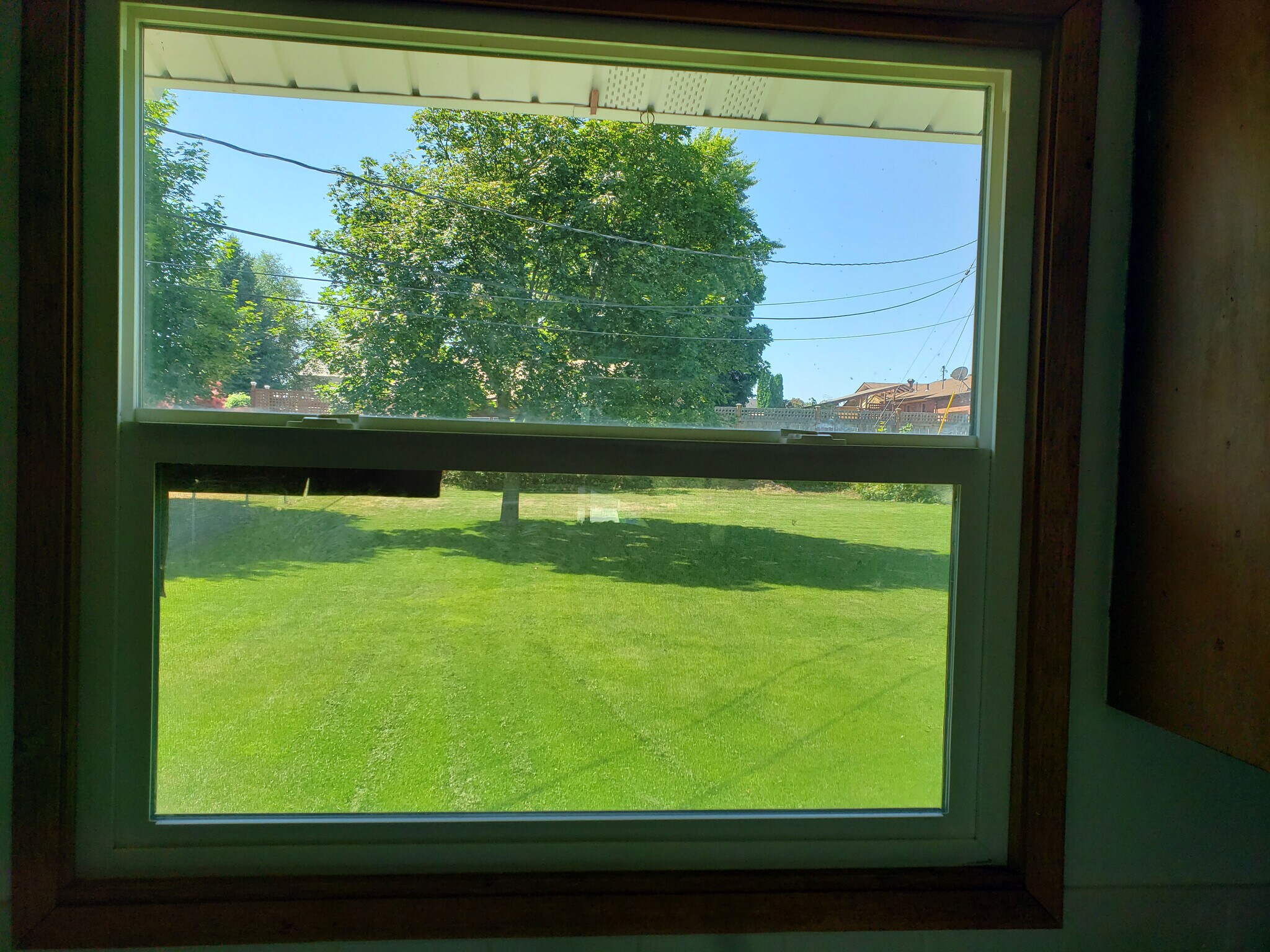 Looking out kitchen window - 12202 E 10th Ave