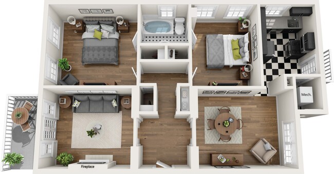 Floorplan - The Collection of Historic Richmond