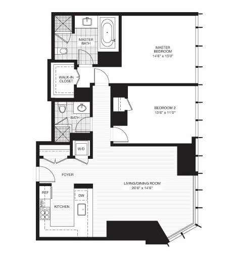 2BR/2BA - Millennium Tower