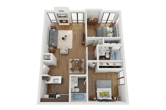 Floorplan - 6651 Franklin