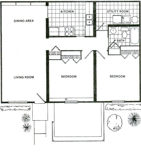 2BR/1BA - Parkville Apartments