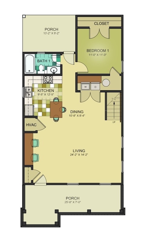 Floorplan - Parkside Apartments