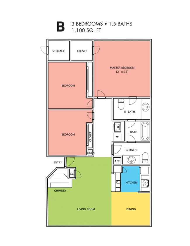 Ashford Pecan Grove 3 Bedroom 1.5 Baths - Ashford Pecan Grove