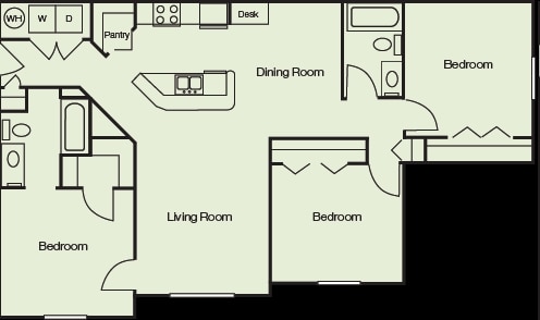 3BR/2BA - Camri Green