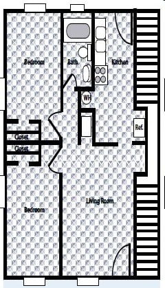 2BR/1BA - Cielo at West Midtown