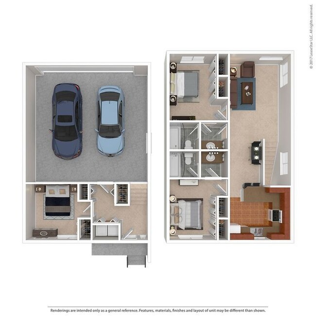 Creekstone - Richmond Townhome - 2 Beds - 2 Baths - 1165 Sq. ft. - Creekstone