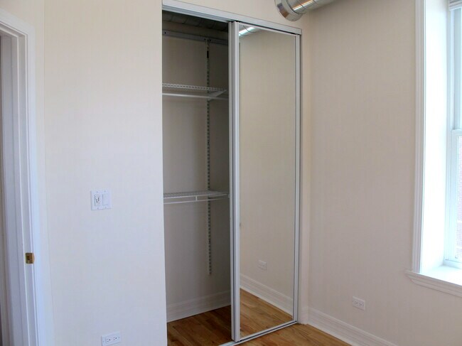 Bedroom Closets - Apt 3R, 2R, 1R - Harris Point Chicago