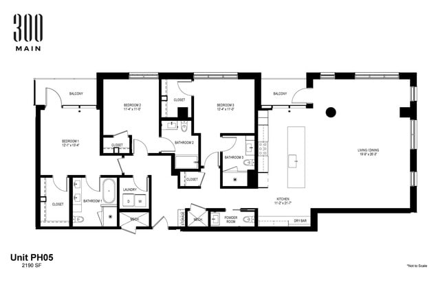Floorplan - 300 Main