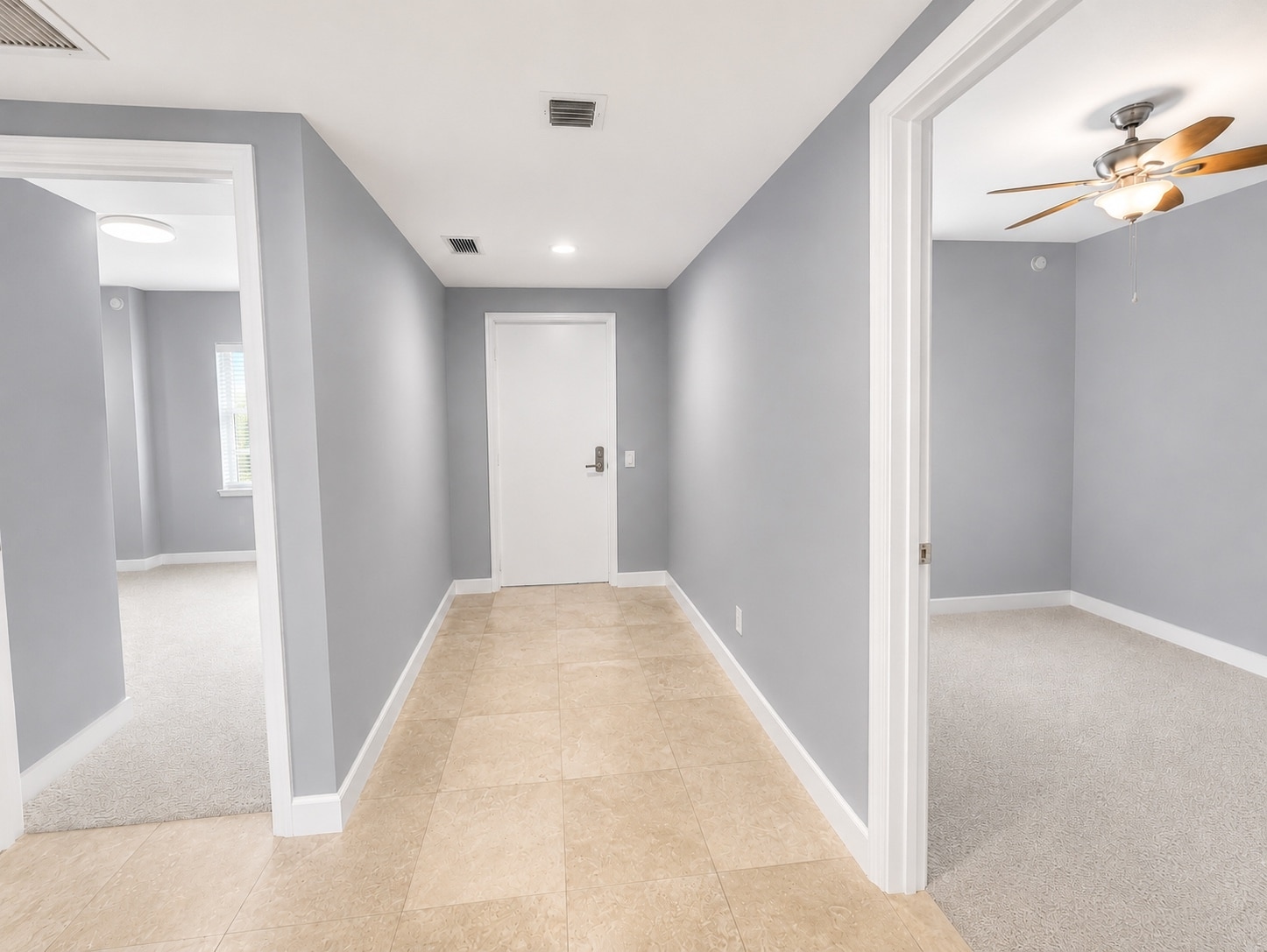 Entrance Hallway with 3rd and 2nd Bedroom Entrances - 14951 Royal Oaks Ln