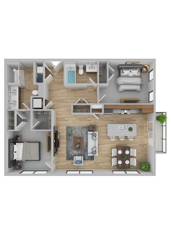 2B - Apartments at Wayne Station