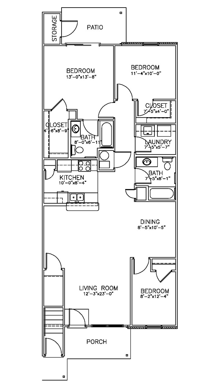 1BR/1BA - Riverbend Apartment Homes