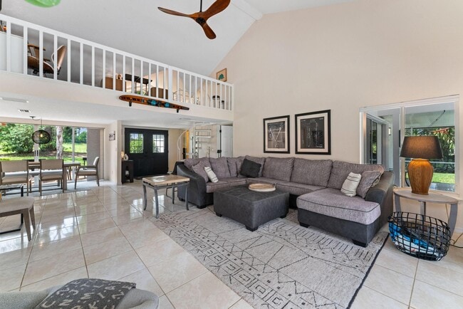Living Room and Loft - 7906 Swiss Fairways Ave