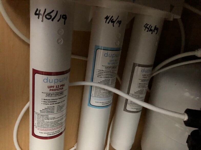 3 step water filtration system (Filters recently installed) - 4154 N Thurston Ln