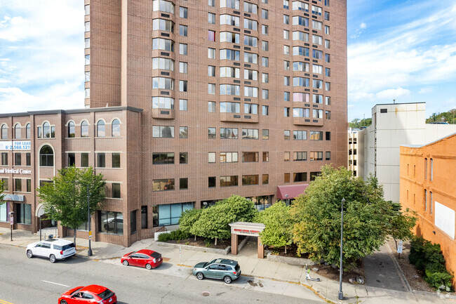 Entrance - Irvine Park Towers