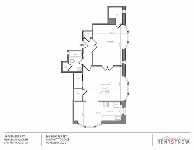 Floorplan - 610 Leavenworth