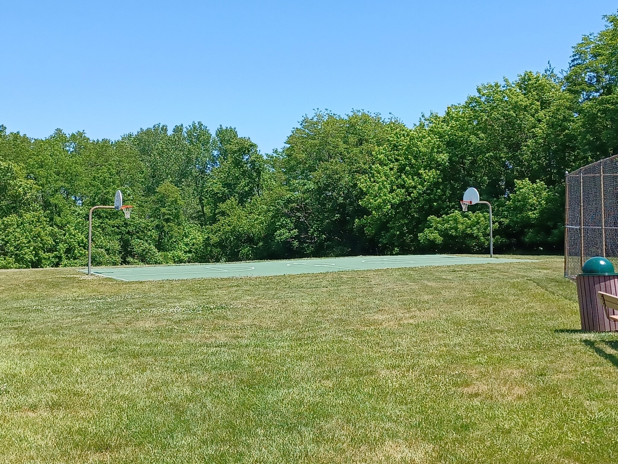 One of two basketball courts - 2208 Clark Ct