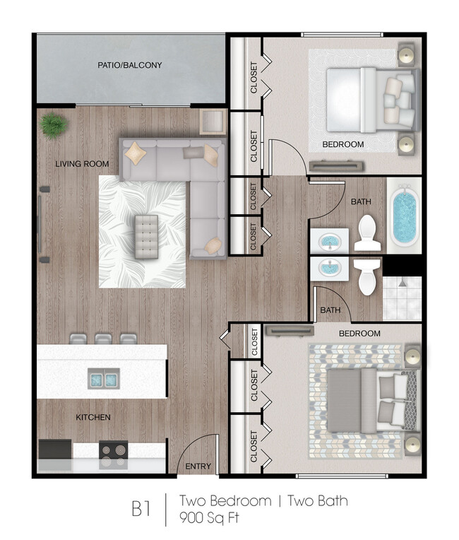 Floorplan - The Flats at Redstone