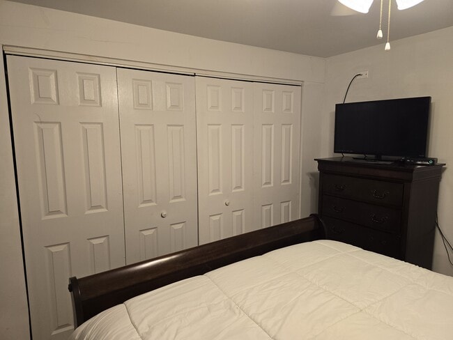 Double closet, chest & TV - 4946 Saint Pauls Church Rd