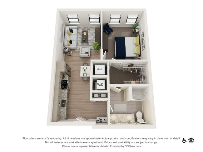 Floorplan - The Baxly Apartments