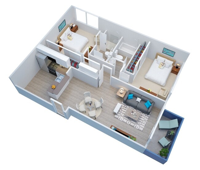 Floorplan - Milano Apartments