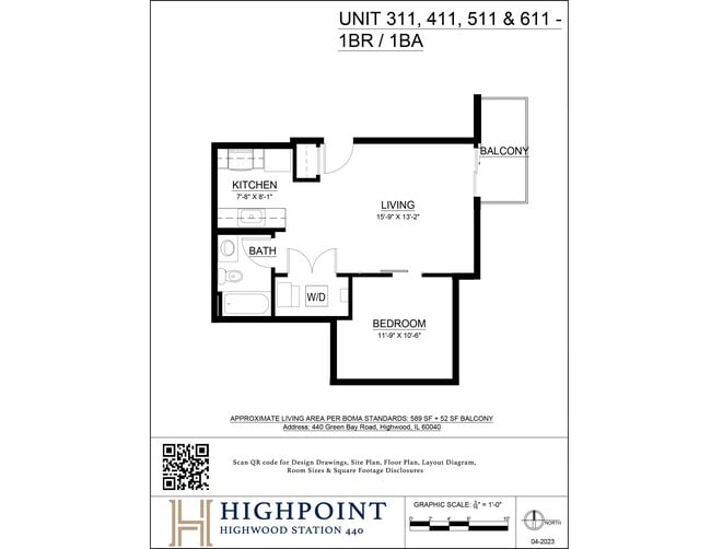Floorplan - HIGHPOINT Highwood Station 440
