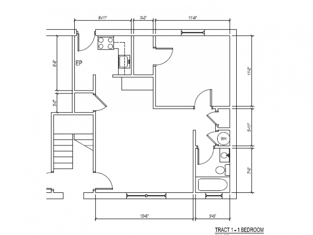 Floorplan - 1494 Memorial Drive