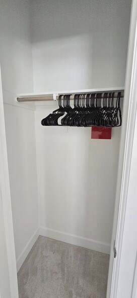 Closet and hangers - 4212 Margarita St