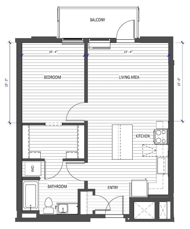 Floorplan - Hyas Point Apartments