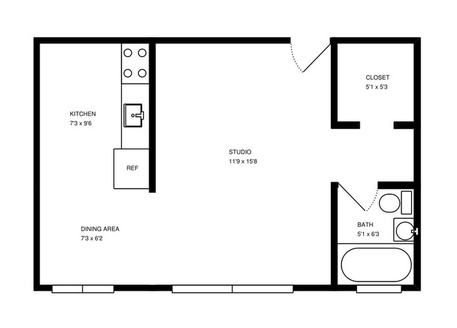 Floorplan - 3935 W Diversey