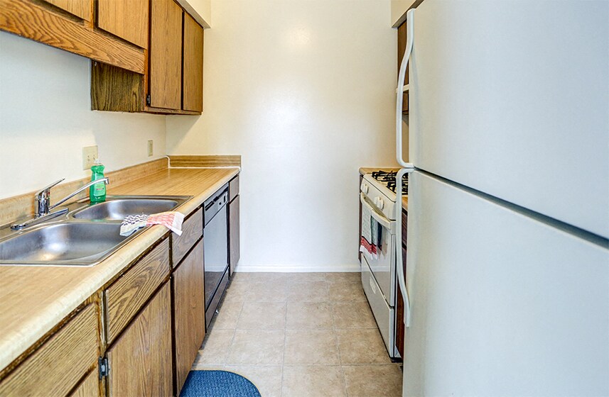 Apartment Kitchen at Williamsburg on the Lake - Williamsburg Valparaiso