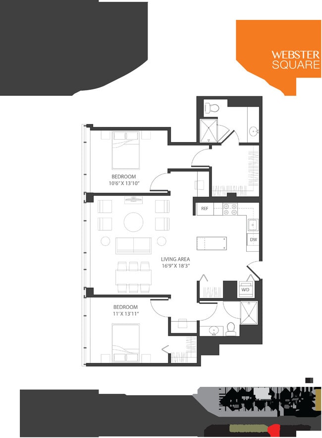 05 Floor Plan - Webster Square Apartments