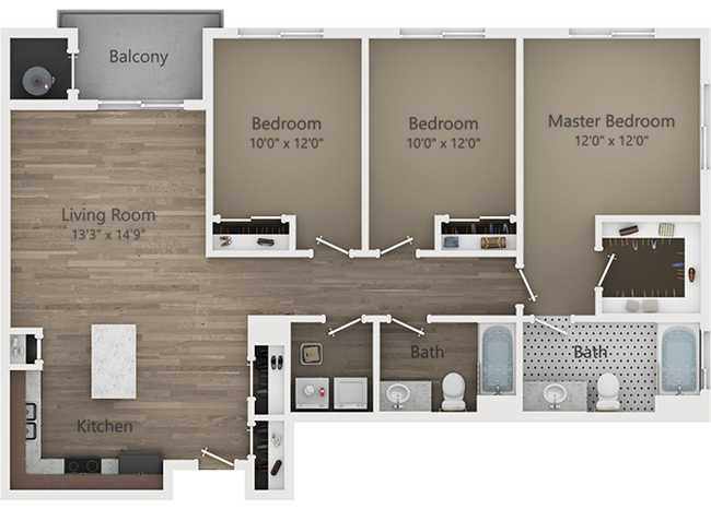 Floorplan - 600 Lofts Apartments